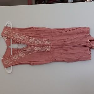 Pale pink romper